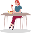 پیش‌نمایش فایل girl-enjoying-fresh-fruits-4127861 از پک فرهنگ غذایی