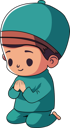 پیش‌نمایش فایل muslim-kid-offering-namaz-8589308 از پک شخصیت مردم مسلمان