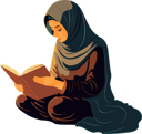 پیش‌نمایش فایل young-muslim-woman-reading-quran-8589322 از پک شخصیت مردم مسلمان