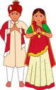 پیش‌نمایش فایل gujrati-wedding-couple-greeting-namaste-8589435 از پک عروسی هندی