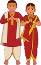 پیش‌نمایش فایل maharashtrian-young-wedding-couple-8589431 از پک عروسی هندی