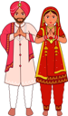 پیش‌نمایش فایل sikh-wedding-couple-greeting-namaste-8589438 از پک عروسی هندی