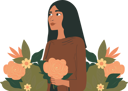 پیش‌نمایش فایل young-female-holding-beautiful-flowers-8623299 از پک زنان جوان