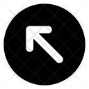 پیش‌نمایش فایل diagonal-up-left-arrow-1752368 از پک پیکان دایره ای