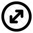پیش‌نمایش فایل diagonal-arrow-1752311 از پک پیکان دایره ای
