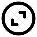 پیش‌نمایش فایل diagonal-arrow-1752313 از پک پیکان دایره ای