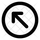 پیش‌نمایش فایل diagonal-up-left-arrow-1752308 از پک پیکان دایره ای