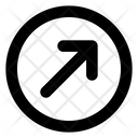 پیش‌نمایش فایل diagonal-up-right-arrow-1752307 از پک پیکان دایره ای