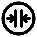 پیش‌نمایش فایل merge-horizontal-arrow-1752286 از پک پیکان دایره ای