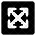 پیش‌نمایش فایل diagonal-all-direction-arrow-1752254 از پک پیکان مربع