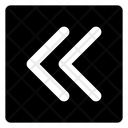 پیش‌نمایش فایل double-left-arrow-1752245 از پک پیکان مربع