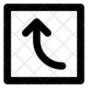 پیش‌نمایش فایل curved-left-up-arrow-1752192 از پک پیکان مربع