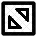 پیش‌نمایش فایل diagonal-arrow-1752185 از پک پیکان مربع