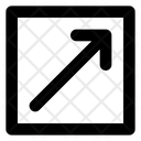 پیش‌نمایش فایل diagonal-up-right-arrow-1752180 از پک پیکان مربع