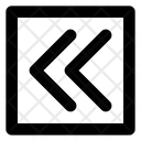 پیش‌نمایش فایل double-left-arrow-1752178 از پک پیکان مربع