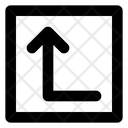 پیش‌نمایش فایل left-up-arrow-1752160 از پک پیکان مربع