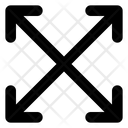 پیش‌نمایش فایل diagonal-all-direction-arrow-1752098 از پک پیکان outline