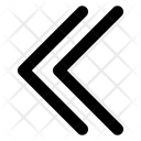 پیش‌نمایش فایل double-left-arrow-1752089 از پک پیکان outline