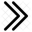 پیش‌نمایش فایل double-right-arrow-1752088 از پک پیکان outline