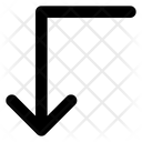 پیش‌نمایش فایل left-down-arrow-1752074 از پک پیکان outline