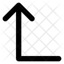 پیش‌نمایش فایل left-up-arrow-1752071 از پک پیکان outline