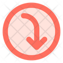 پیش‌نمایش فایل curved-right-down-arrow-1759003 از پک پیکان
