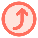 پیش‌نمایش فایل curved-right-up-arrow-1759002 از پک پیکان
