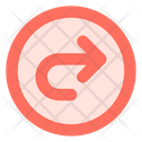 پیش‌نمایش فایل rounded-right-arrow-1758963 از پک پیکان