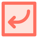 پیش‌نمایش فایل curved-down-left-arrow-1758946 از پک پیکان