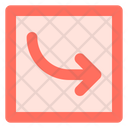 پیش‌نمایش فایل curved-down-right-arrow-1758945 از پک پیکان