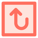 پیش‌نمایش فایل rounded-up-arrow-1758901 از پک پیکان