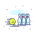 پیش‌نمایش فایل bowling-sport-1498094 از پک ورزش ها