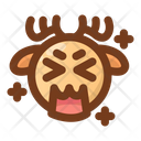پیش‌نمایش فایل embarrassed-7442898 از پک ایموجی گوزن