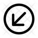 پیش‌نمایش فایل arrow-circle-down-left-11845775 از پک پیکان‌ها - معمولی نسخه 2