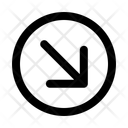 پیش‌نمایش فایل arrow-circle-down-right-11845776 از پک پیکان‌ها - معمولی نسخه 2