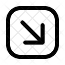 پیش‌نمایش فایل arrow-square-rounded-bottom-right-11845839 از پک پیکان‌ها - معمولی نسخه 2