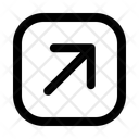 پیش‌نمایش فایل arrow-square-rounded-top-right-11845844 از پک پیکان‌ها - معمولی نسخه 2