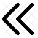 پیش‌نمایش فایل caret-double-left-12119911 از پک پیکان‌ها نسخه 2