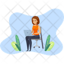 پیش‌نمایش فایل workspace-girl-8880587 از پک کار و وب