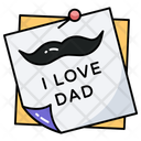 پیش‌نمایش فایل i-love-dad-sticker-11747169 از پک روز پدر