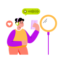 پیش‌نمایش فایل female-social-media-influencer-doing-live-streaming-9276760 از پک رسانه دیجیتال