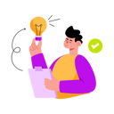 پیش‌نمایش فایل man-with-business-idea-9276744 از پک رسانه دیجیتال