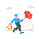 پیش‌نمایش فایل bad-weather-9277071 از پک تحویل غذا