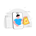 پیش‌نمایش فایل boy-provide-24-hours-food-service-9277069 از پک تحویل غذا