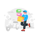پیش‌نمایش فایل delivery-boy-deliver-parcel-9277046 از پک تحویل غذا