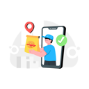 پیش‌نمایش فایل delivery-boy-delivered-food-successfully-9277048 از پک تحویل غذا