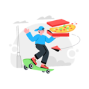 پیش‌نمایش فایل man-delivered-pizza-9277057 از پک تحویل غذا