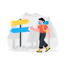 پیش‌نمایش فایل boy-finding-travel-direction-9276839 از پک کمپینگ