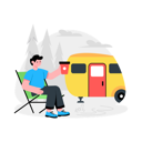 پیش‌نمایش فایل boy-sitting-outside-camper-van-9276824 از پک کمپینگ