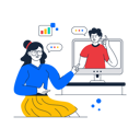 پیش‌نمایش فایل business-people-talking-on-virtual-conference-9329083 از پک کسب‌وکار، مجموعه ۰۲
